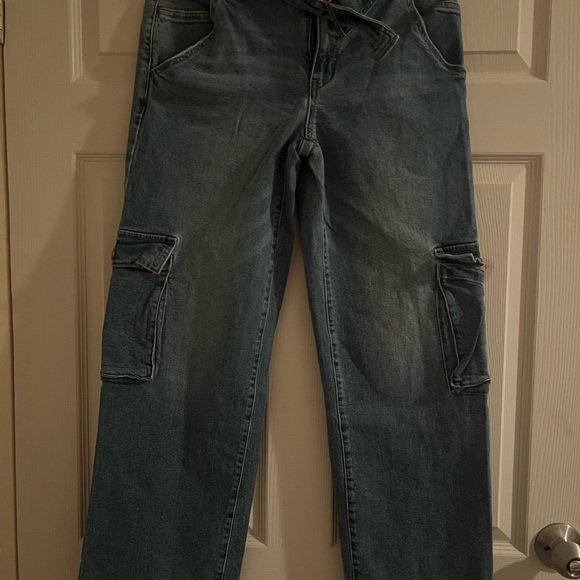 SO Women's Classic Blue Wide Leg Jeans - Picture 2 of 3